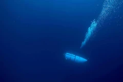 Tàu lặn Titan thuộc sở hữu của công ty tư nhân Ocean Gate. (Ảnh: AFP/TTXVN)
