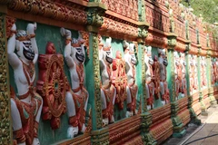 Chùa Sóc Lớn được xây dựng năm 1931, khánh thành năm 1937. (Ảnh: Sỹ Tuyên/TTXVN) 