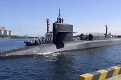 Tàu ngầm USS Michigan. Ảnh minh họa. (Nguồn: Korea Times) 