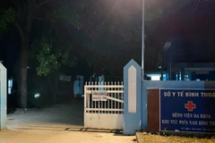 Bệnh viện Đa khoa khu vực Nam Bình Thuận, nơi nghi can Hải được đưa đến khám. (Nguồn: Báo Bình Thuận)