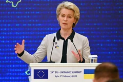 Chủ tịch Ủy ban châu Âu (EC) Ursula von der Leyen. (Ảnh: AFP/TTXVN) 