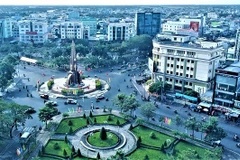 Một góc thành phố Cà Mau. (Nguồn: camau.gov.vn)