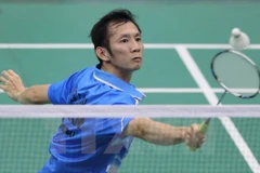 Tay vợt Nguyễn Tiến Minh đã có khởi đầu không thể dễ dàng hơn tại vòng 1 Bahrain International Challenge 2015. (Nguồn: TTXVN)