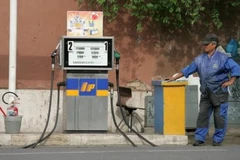 Một cây xăng ở thủ đô Roma. (Nguồn: ANSA)