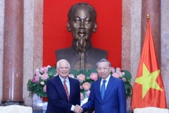 Chủ tịch nước Tô Lâm tiếp Phó Chủ tịch Ủy ban Châu Âu (EC), Đại diện cấp cao Liên minh châu Âu (EU) về Chính sách đối ngoại và An ninh Josep Borrell Fontelles. (Ảnh: Lâm Khánh/TTXVN)