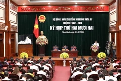 Quang cảnh phiên khai mạc kỳ họp. (Ảnh: Đức Phương/TTXVN)