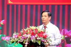 Ông Võ Thanh Bình, Trưởng ban Tuyên giáo Tỉnh ủy Bình Thuận. (Ảnh: Nguyễn Thanh/TTXVN)