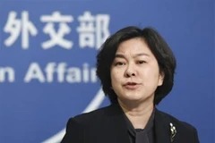 Người phát ngôn Bộ Ngoại giao Trung Quốc Hoa Xuân Oánh. (Ảnh: Kyodo/TTXVN)