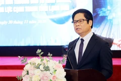 Chủ tịch Phòng Thương mại và Công nghiệp Việt Nam Vũ Tiến Lộc. (Ảnh: Thái Thuần/TTXVN)