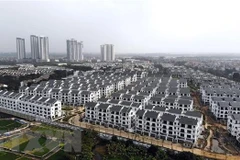 Một khu biệt thự, nhà liền kề. (Ảnh: Danh Lam/TTXVN)