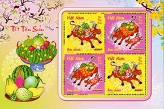 Blốc bộ tem. (Nguồn: mic.gov.vn)