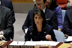 Đại sứ Mỹ tại Liên hợp quốc Nikki Haley. (Nguồn: THX/TTXVN)