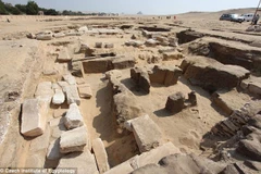 Tàn tích của một ngôi đền cổ thuộc thời kỳ Pharaoh Ramses II. (Nguồn: dailymail.co.uk)