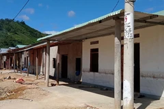 Một góc khu tái định cư thôn 1 xã Phước Lộ, huyện Phước Sơn. (Ảnh: Đoàn Hữu Trung/ TTXVN)