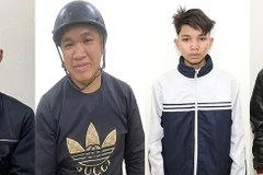 Các đối tượng Nguyễn Đình Duy, Quàng Văn Hậu, Quàng Văn Hảo và Lành Văn Toàn (từ trái sang). (Nguồn: Cơ quan Công an) 