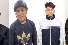 Các đối tượng Nguyễn Đình Duy, Quàng Văn Hậu, Quàng Văn Hảo và Lành Văn Toàn (từ trái sang). (Nguồn: Cơ quan Công an) 