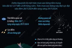 Mưa sao băng Delta Aquarids 