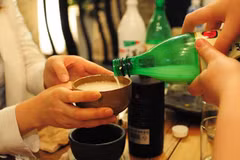 Rượu Soju của Hàn Quốc.