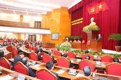 Tổng Bí thư, Chủ tịch nước Tô Lâm phát biểu bế mạc Hội nghị Trung ương lần thứ mười, khóa XIII. (Ảnh: Trí Dũng/TTXVN)