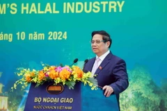 Thủ tướng Phạm Minh Chính phát biểu. (Ảnh: Phạm Kiên/ TTXVN)