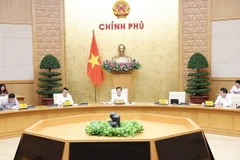 Phó Thủ tướng Lê Minh Khái chủ trì cuộc họp Ban Chỉ đạo điều hành giá. (Ảnh: Dương Giang/TTXVN)