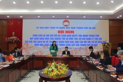 Quang cảnh Hội nghị. (Ảnh: Nguyễn Thắng/TTXVN)