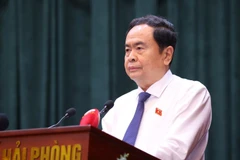 Chủ tịch Quốc hội Trần Thanh Mẫn phát biểu chỉ đạo. (Ảnh: Văn Điệp/TTXVN)