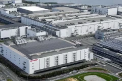 Một nhà máy của Sharp. (Nguồn: Kyodo)
