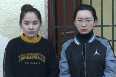 Các đối tượng bị bắt giữ. (Ảnh: TTXVN phát)