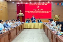 Quang cảnh buổi tọa đàm. (Nguồn: VOV)