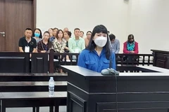 Bị cáo Vũ Thị Thu Nhung. (Nguồn: Báo Tiền phong)