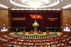 Phiên bế mạc Hội nghị lần thứ 9 Ban Chấp hành Trung ương Đảng khóa XIII. (Ảnh: Thống Nhất/TTXVN)