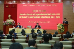 Toàn cảnh Hội nghị tổng kết công tác xây dựng Đảng nhiệm kỳ 2020-2025 của Đảng ủy Khối các cơ quan Trung ương. Ảnh minh họa. (Ảnh: Diệp Trương/TTXVN)