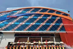 Khánh thành nhà máy đốt rác thành điện 5MW đầu tiên tại Bình Dương. (Ảnh: Dương Chí Tưởng/TTXVN)