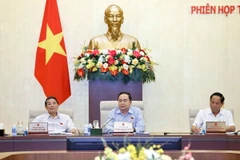 Chủ tịch Quốc hội Trần Thanh Mẫn phát biểu. (Ảnh: Doãn Tấn/TTXVN)