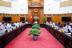 Thủ tướng Phạm Minh Chính chủ trì phiên họp. (Ảnh: Dương Giang/TTXVN)