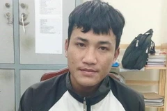 Đối tượng Cadá Tỉnh tại Cơ quan Công an. (Ảnh: TTXVN phát)