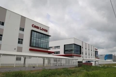 Hệ thống kho lưu trữ Cobi Logis phục vụ logistics của Tập đoàn Cobi đặt tại Khu công nghiệp Long Hậu (Cần Giuộc), tỉnh Long An. (Ảnh: Minh Hưng/TTXVN)