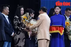 Tác phẩm Cung đường Xuân (thể loại báo hình) của Truyền hình Thông tấn đoạt giải Ba. (Nguồn: báo Tin tức)