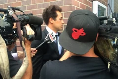 Nick Lindahl bên ngoài tòa án. (Nguồn: smh.com.au)