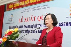 Việt Nam đặt mục tiêu nhất toàn đoàn dự thi tay nghề ASEAN