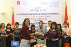 Quốc tế hỗ trợ nâng năng lực hệ thống pháp lý chống bạo lực phụ nữ