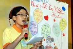 "Hành động vì một xã hội không bạo lực, không xâm hại trẻ em"