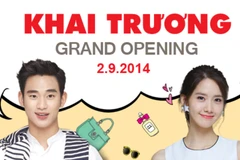 Nhóm nhạc SNSD giao lưu khán giả trong lễ khai trương Lotte Center