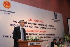 Buổi lễ phát động dự án. (Ảnh: Anh Tuấn/TTXVN)