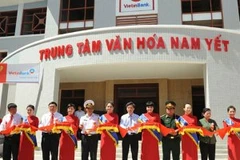 Khánh thành Trung tâm Văn hóa Nam Yết. (Nguồn: VietinBank).