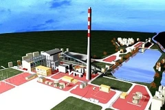 Mô hình Nhà máy điện Nhơn Trạch 2. (Nguồn: PVC).