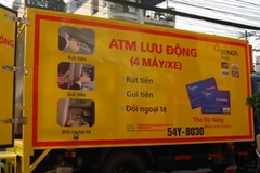 Xe ATM lưu động của DongABank. (Nguồn: Internet).