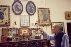 [Photo] Dấu ấn thời gian đậm nét trong làng gốm cổ ven sông Hồng 