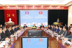 Quang cảnh lễ khai giảng. (Ảnh: Phương Hoa/TTXVN)